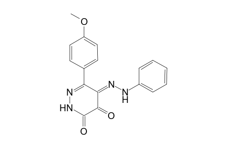 (5Z)-6-(4-Methoxyphenyl)-3,4,5(2H)-pyridazinetrione 5-(phenylhydrazone)