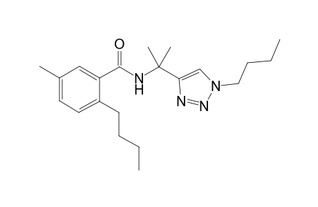 2-n-Butyl-N-[2-(1-n-butyl-1H-1,2,3-triazol-4-yl)propan-2-yl]-5-methylbenzamide