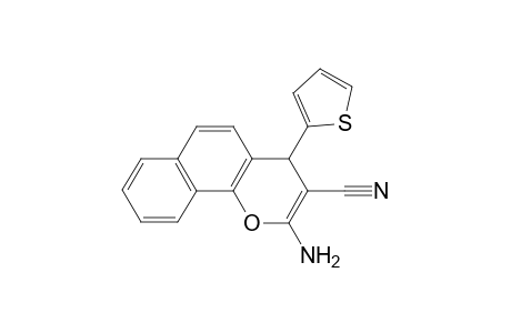 2-Amino-4-(thiophen-2-yl)-4H-benzo[h]chromene-3-carbonitrile