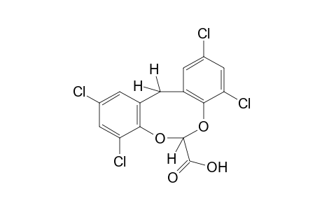 2,4,8,10-tetrachloro-12H-dibenzo[d,g][1,3]dioxocin-6-carboxylic acid