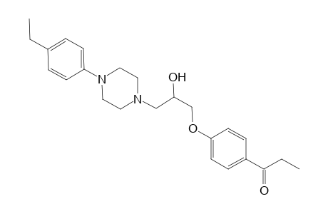 1-(4-{3-[4-(4-ethylphenyl)-1-piperazinyl]-2-hydroxypropoxy}phenyl)-1-propanone