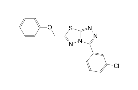 3-(3-chlorophenyl)-6-(phenoxymethyl)[1,2,4]triazolo[3,4-b][1,3,4]thiadiazole