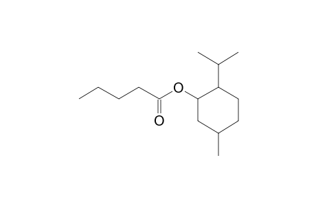 Butanoic acid, 3-methyl-, 5-methyl-2-(1-methylethyl)cyclohexyl ester, (1.alpha.,2.beta.,5.alpha.)-