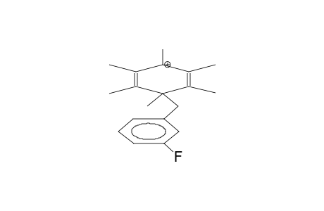 1-(META-FLUOROBENZYL)HEXAMETHYLBENZOLONIUM CATION