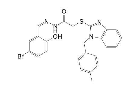 acetic acid, [[1-[(4-methylphenyl)methyl]-1H-benzimidazol-2-yl]thio]-, 2-[(Z)-(5-bromo-2-hydroxyphenyl)methylidene]hydrazide