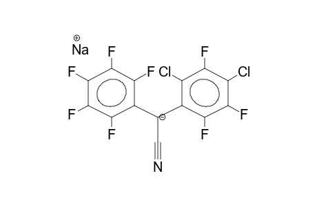 ALPHA-PENTAFLUOROPHENYL-ALPHA-(2,4-DICHLOROTRIFLUOROPHENYL)ACETONITRILE, SODIUM SALT