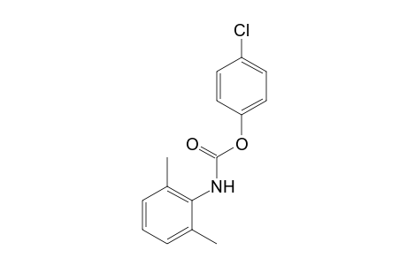 2,6-dimethylcarbanilic acid, p-chlorophenyl ester
