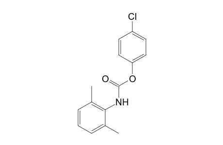 2,6-Dimethylcarbanilic acid, p-chlorophenyl ester