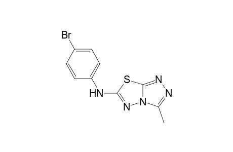 3-Methyl-6-(4-bromophenylamino)-s-triazolo[3,4-b]-1,3,4-thiadiazole