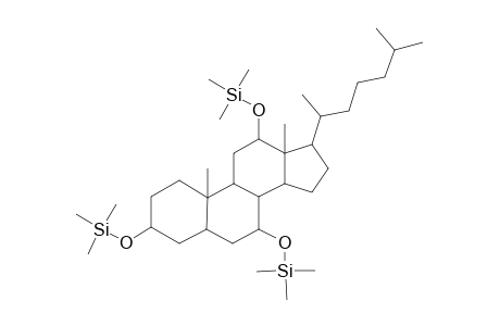 3,7,12-Tris(trimethylsilyl)oxycoprostane