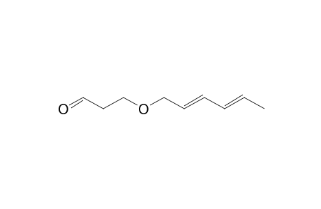 3-((2E,4E)-hexa-2,4-dienyloxy)propanal