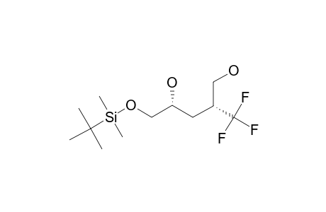 (2R,4S)-5-(TERT.-BUTYLDIMETHYLSILOXY)-2-TRIFLUOROMETHYLPENTANE-1,4-DIOL