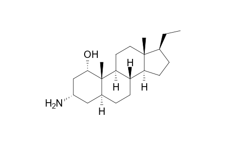 3.alpha.-amino-1.alpha.-hydroxy-5.alpha.-pregnane