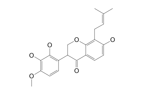 4'-METHOXY-8-(3-METHYL-2-BUTENYL)-7,2',3'-TRIHYDROXYISOFLAVONE