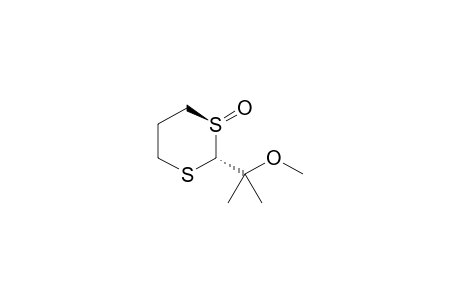 TRANS-2-(1-METHYL-1-METHOXYETHYL)-1,3-DITHIANE_1-OXIDE