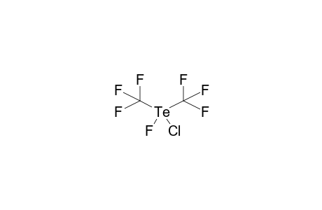 BIS(TRIFLUOROMETHYL)TELLUR(IV) FLUORIDE CHLORIDE