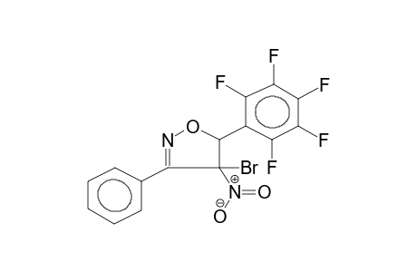 4-BROMO-4-NITRO-5-PENTAFLUOROPHENYL-3-PHENYL-2-ISOXAZOLINE