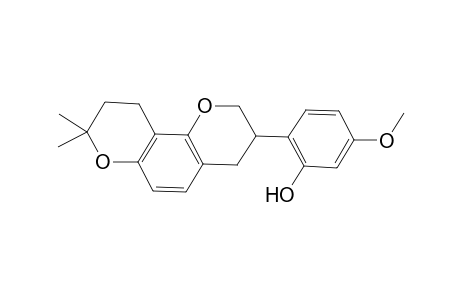 2-(8,8-Dimethyl-3,4,9,10-tetrahydro-2H,8H-pyrano[2,3-f]chromen-3-yl)-5-methoxyphenol