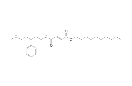 Fumaric acid, 5-methoxy-3-phenylpentyl decyl ester