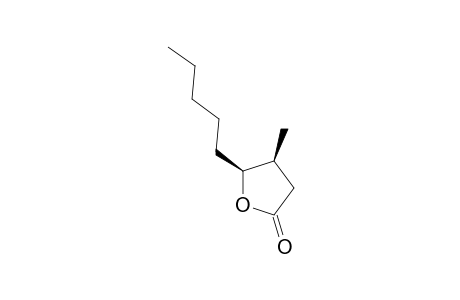 (4S,5S)-4-methyl-5-pentyl-2-oxolanone