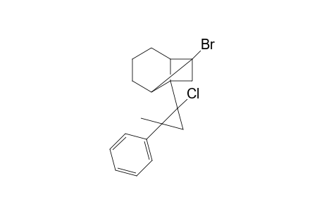 1-Bromo-7-(1-chloro-2-phenyl-2-methylcyclopropyl)tricyclo[4.2.0.0(2,7)]octane