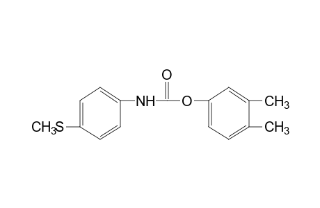 p-(methylthio)carbanilic acid, 3,4-xylyl ester