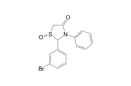 2-(3-BROMOPHENYL)-3-PHENYL-1,3-THIAZOLIDIN-4-ONE-1-OXIDE