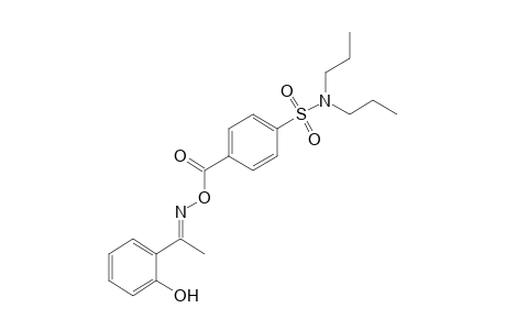 N,N-dipropyl-p-{[(a-methylsalicylidene)aminooxy]carbonyl}benzenesulfonamide