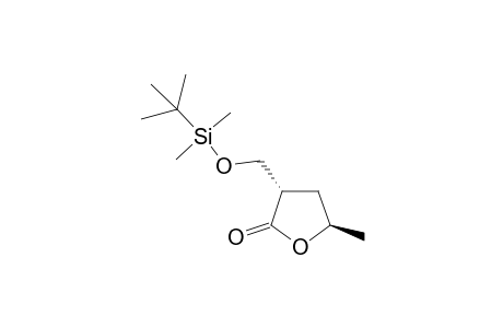 (3S*,5R*)-3-tert-Butyldimethylsiloxymethyl-5-methyltetrahydrofuran-2-one