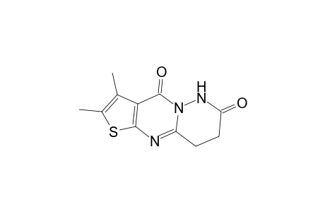 2,3-Dimethyl-6,7,8,9-tetrahydro-4H-thieno[2',3':4,5]pyrimido[1,2-b]pyridazine-4,7-dione