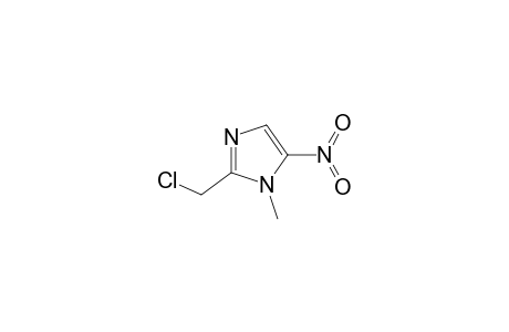 1H-Imidazole, 2-(chloromethyl)-1-methyl-5-nitro-