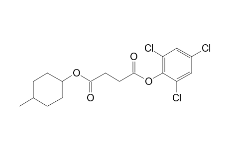 Succinic acid, 2,4,6-trichlorophenyl cis-4-methylcyclohexyl ester