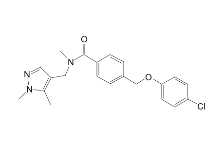 4-[(4-chlorophenoxy)methyl]-N-[(1,5-dimethyl-1H-pyrazol-4-yl)methyl]-N-methylbenzamide