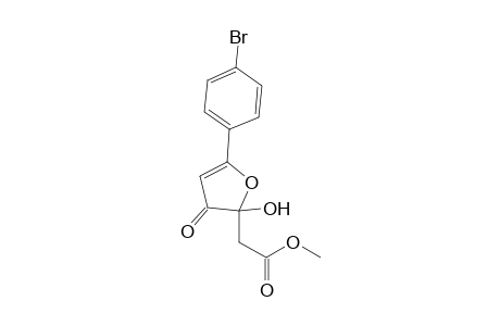 2-[5-(4-bromophenyl)-2-hydroxy-3-keto-2-furyl]acetic acid methyl ester