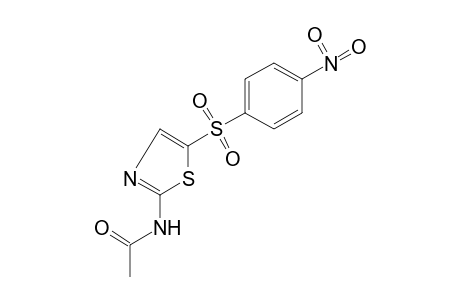 N-{5-[(p-nitrophenyl)sulfonyl]-2-thiazolyl}acetamide