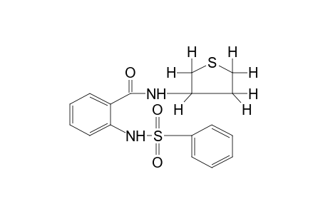 o-(benzenesulfonamido)-N-(tetrahydro-3-thienyl)benzamide