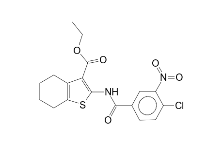 2-(3-Nitro-4-chlorobenzamido)-3-ethoxycarbonyl-4,5-tetramethylenothiophene