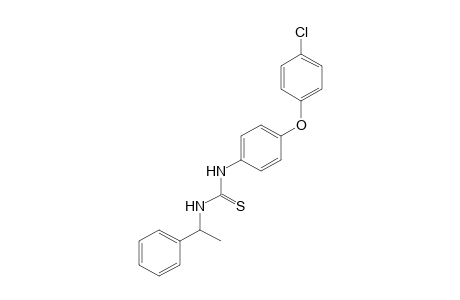 1-[p-(p-chlorophenoxy)phenyl]-3-(a-methylbenzyl)-2-thiourea