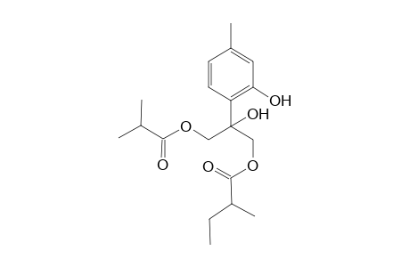 8-Hydroxy-9-[(isobutyryl)oxy]-10(2)-methylbutyryl-thymol