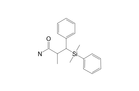 (2rs,3sr)-3-Dimethyl(phenyl)silyl-2-methyl-3-phenylpropionamide