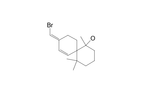 (E)-9-(Bromomethylene)-1-hydroxy-1,5,5-trimethylspiro[5.5]undec-7-ene