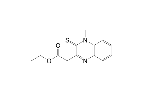 3,4-dihydro-4-methyl-3-thioxo-2-quinoxalineacetic acid, ethyl ester
