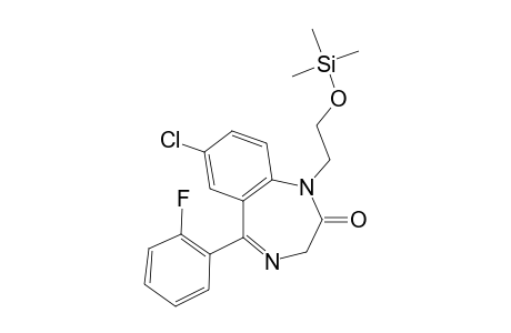 2-Hydroxyethylflurazepam, trimethylsilyl ether