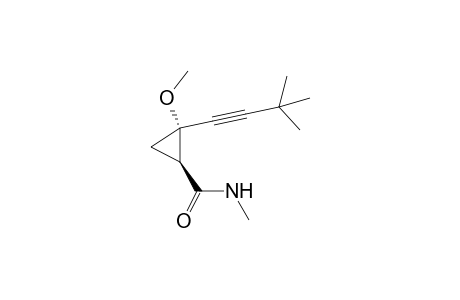 (1R*,2R*)-2-(3,3-Dimethylbut-1-yn-1-yl)-2-methoxy-N-methylcyclopropanecarboxamide