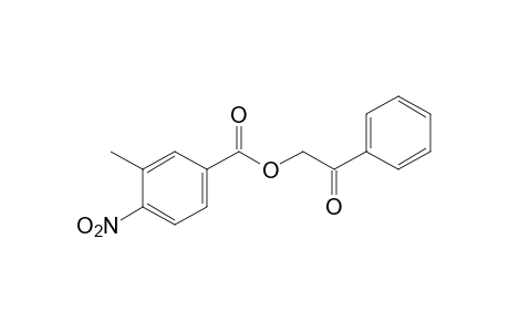 4-nitro-m-toluic acid, ester with 2-hydoxyacetophenone