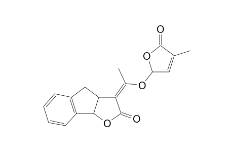 3-[1-(4-METHYL-5-OXO-2,5-DIHYDROFURAN-2-YLOXY)-ETHYLIDENE]-3,3A,4,8B-TETRAHYDROINDENO-[1,2-B]-FURAN-2-ONE