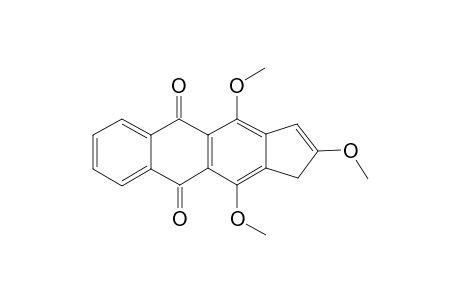 2,4,11-trimethoxy-1H-cyclopentb]anthracene-5,10-dione