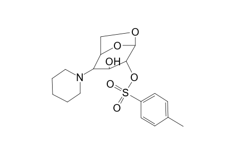 2-O-Tozyl-4-piperidino-1,6-anhydro-.beta.-D-glucopyranoside