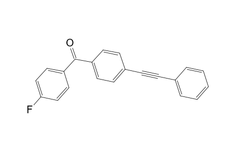 (4-fluorophenyl)-[4-(2-phenylethynyl)phenyl]methanone