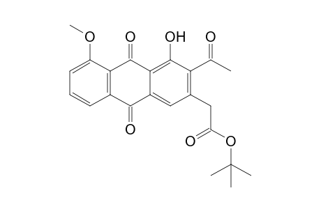 TERT.-BUTYL-2-(3-ACETYL-4-HYDROXY-5-METHOXY-9,10-DIOXO-9,10-DIHYDRO-2-ANTHRACENYL)-ACETATE